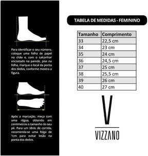 Tênis Feminino Vizzano Pelica Branco/preto