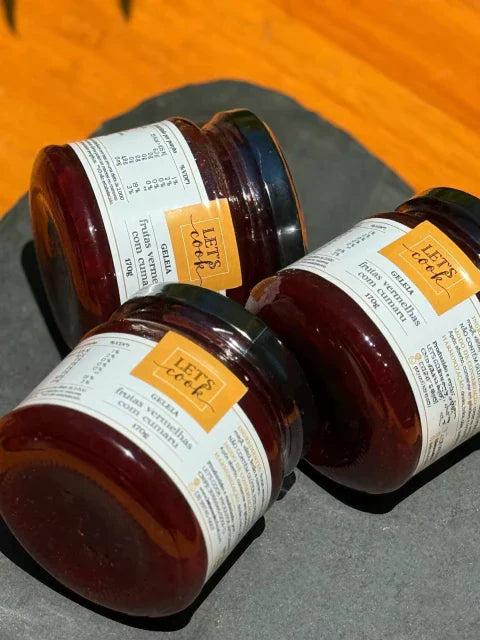 Geleia Zero Açúcar De Frutas Vermelhas Com Cumaru