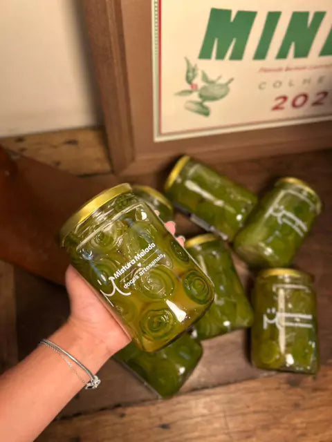 Compota de mamão verde em Rolinho